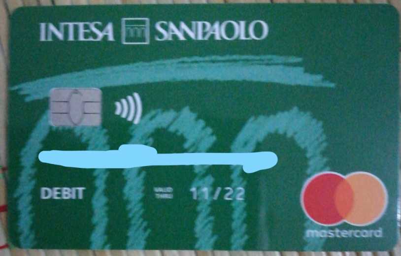 [生活百科] 谁用过intesa sanpaolo银行卡?